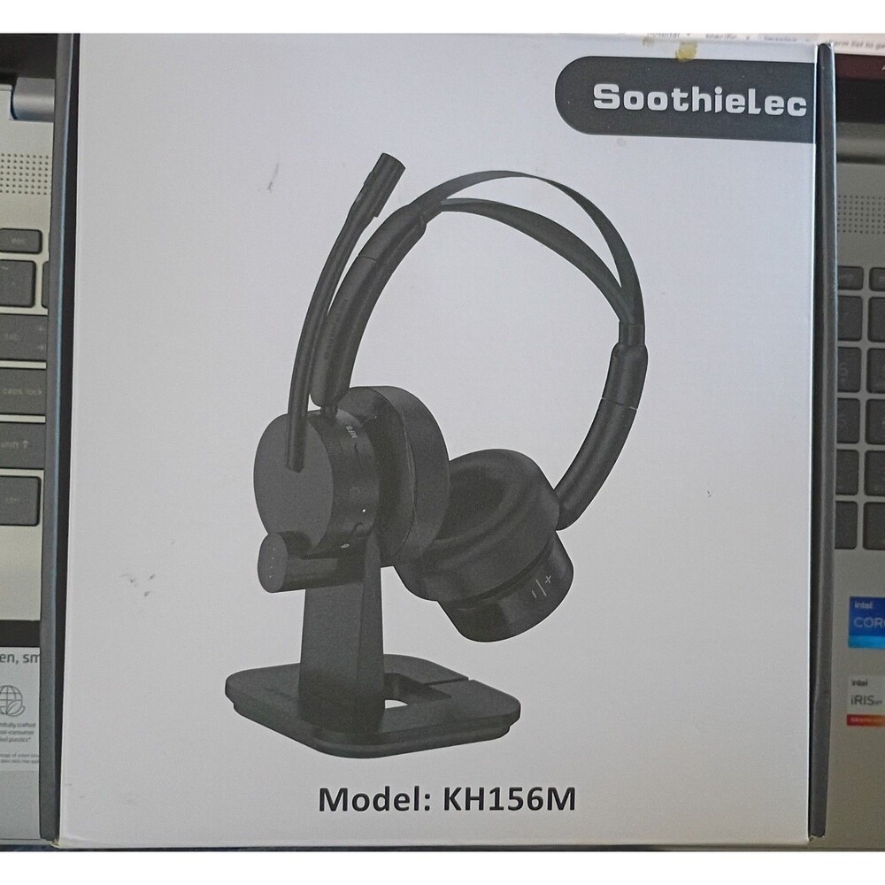wireless headset charging stand dongle work from home microphone comfortable